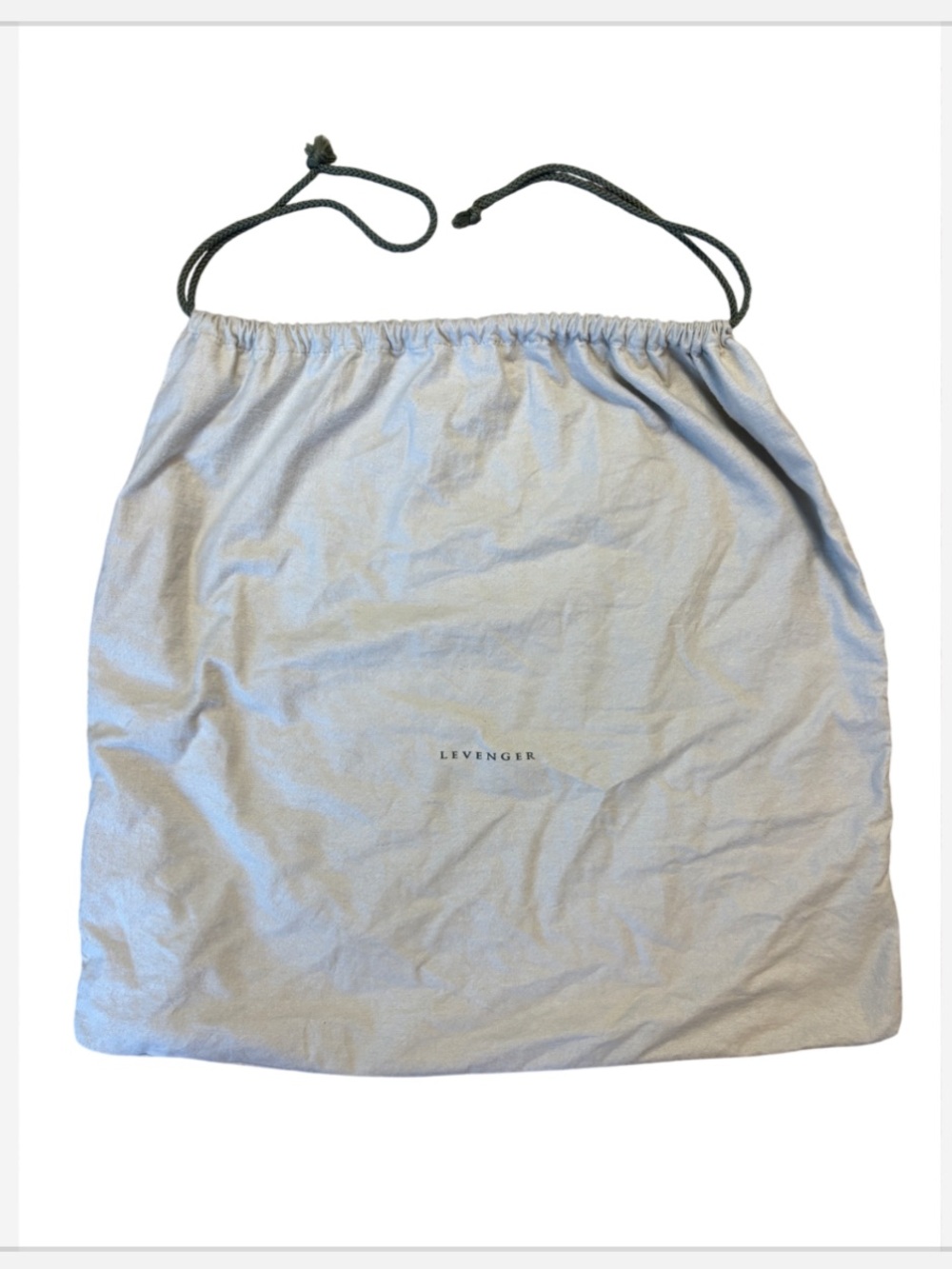 Levenger Cream Drawstring Dustbag
